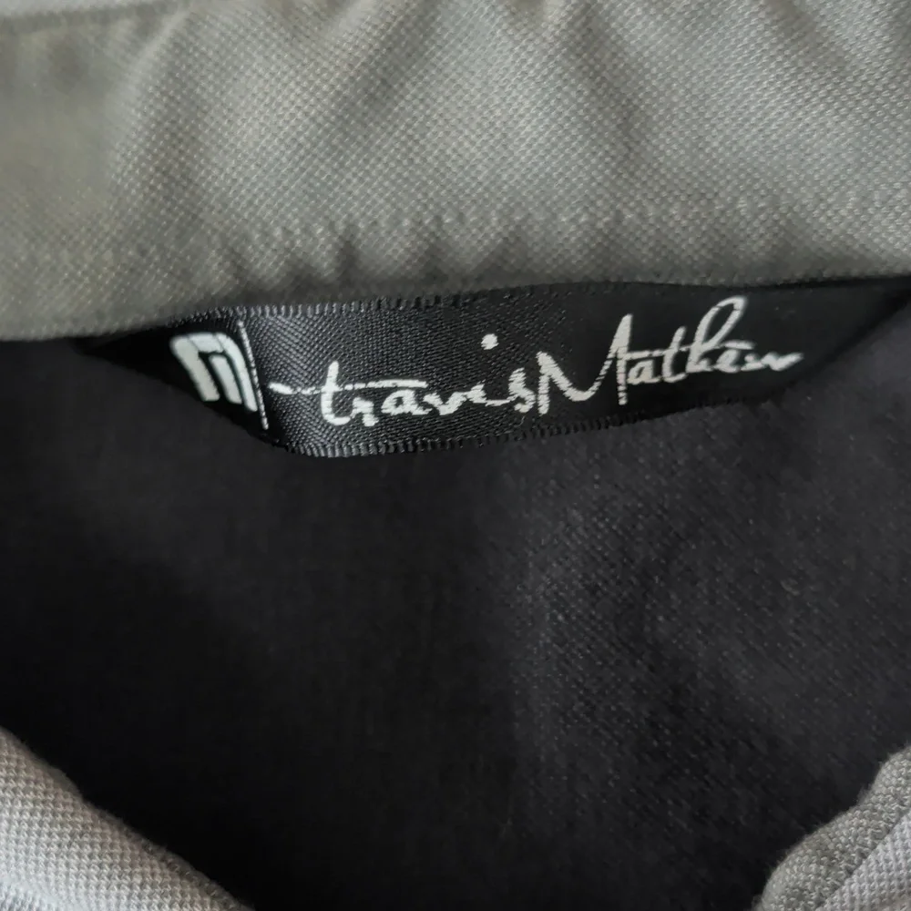Travis Mathew Black Polo with Gray Accents - Picture 2 of 6
